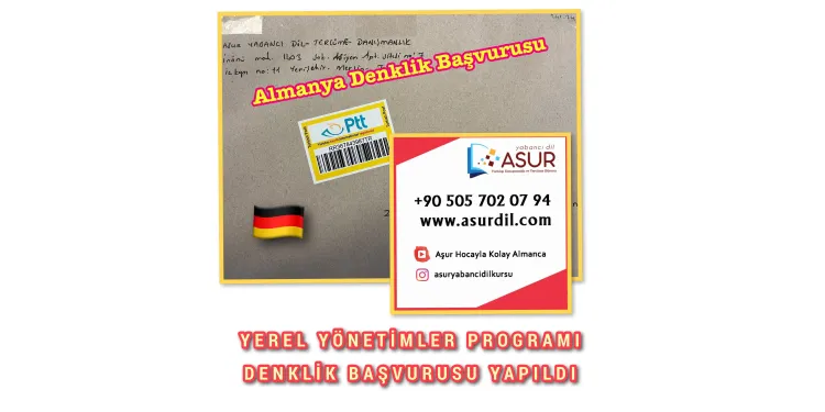 Yerel Yönetimler Almanya Denklik Başvurusu